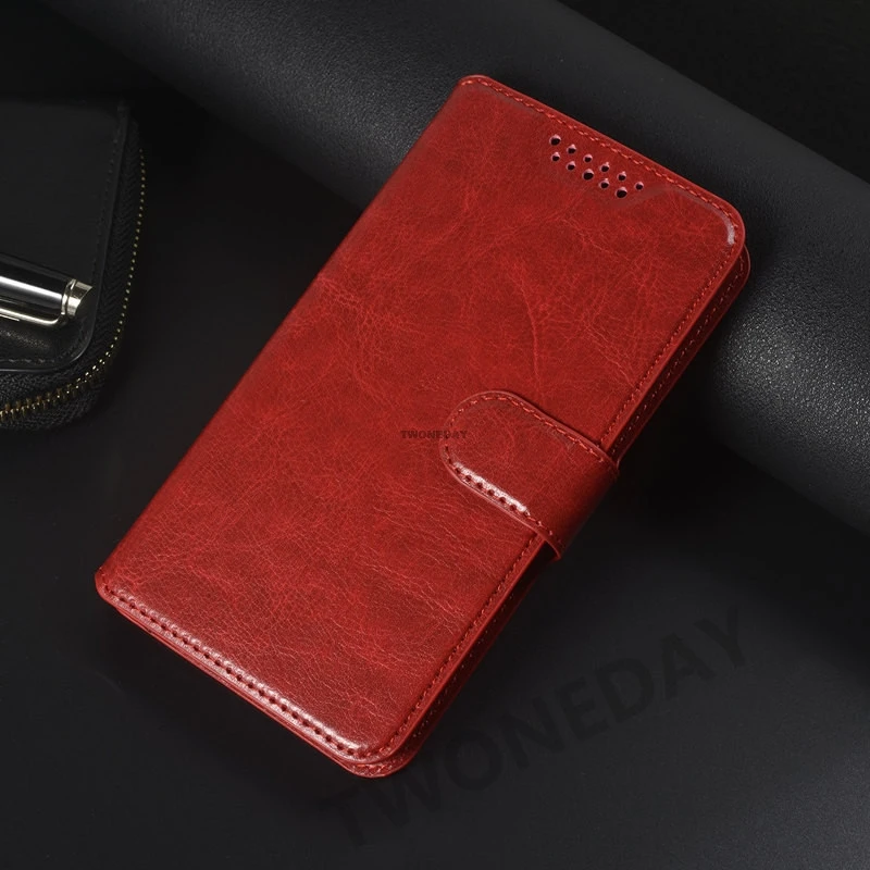 Luxury Flip Leather Case For Samsung Galaxy A20 SM-A205F A205 Cases Cover Wallet Card Slots Design Business Vintage Book