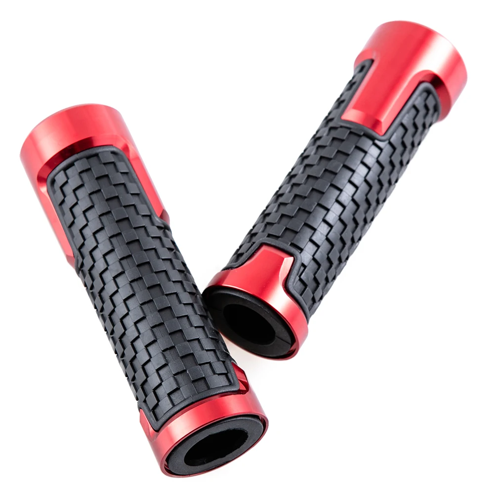 7/8\'\' 22MM Motorcycle Handle Grips Motorbike Handlebar Ends For Kawasaki NINJA 300 400 ZX6R ZX9R ZX12R Z800 Z750 Z250 ER6N/F