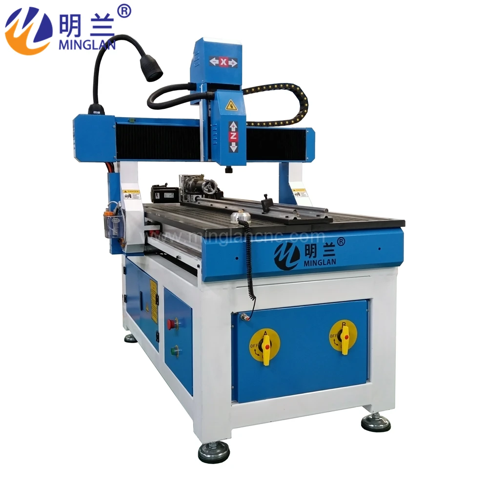 3axis/4axis 6090 6012 CNC Engraving Machine 600*900mm Woodworking Machine