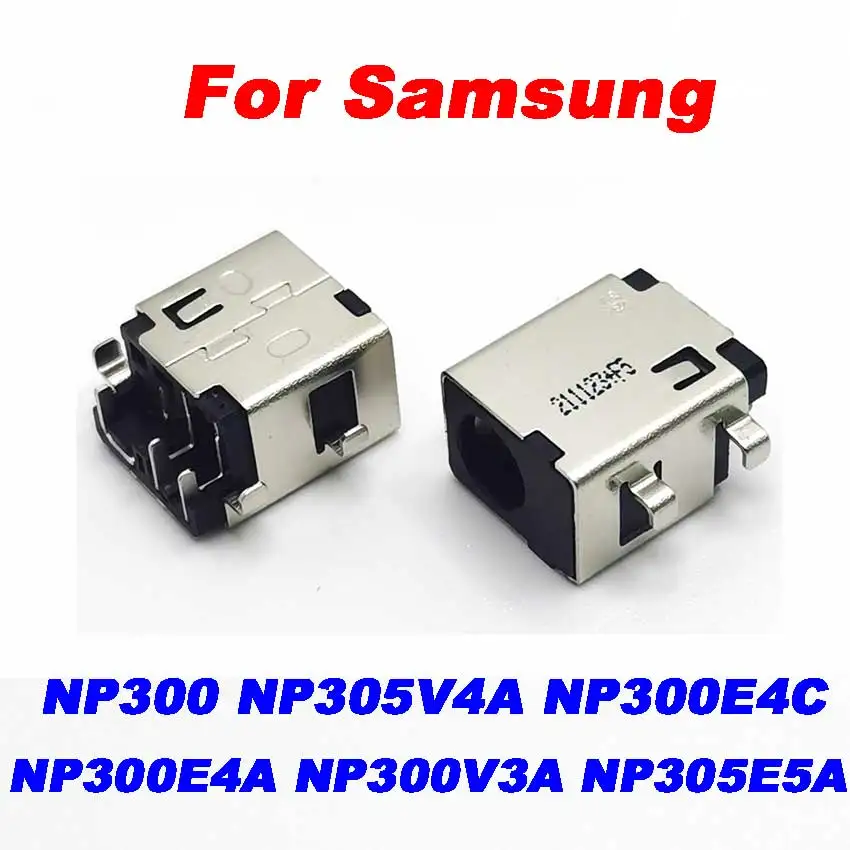 10-100Pcs Laptop DC Power Jack Socket Connector For Samsung NP300 NP305V4A NP300E4C NP300E4A NP300V3A NP305E5A N-095 1x