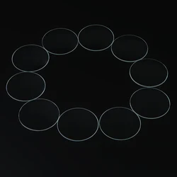 10 Pieces Clear Single Domed Mineral Glass Watch Replacement Part for Watchmaker