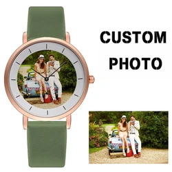 Custom Watch Dial Make Your Picture on Watch Designed Photo Wristwatch Small Dials Works CL1047