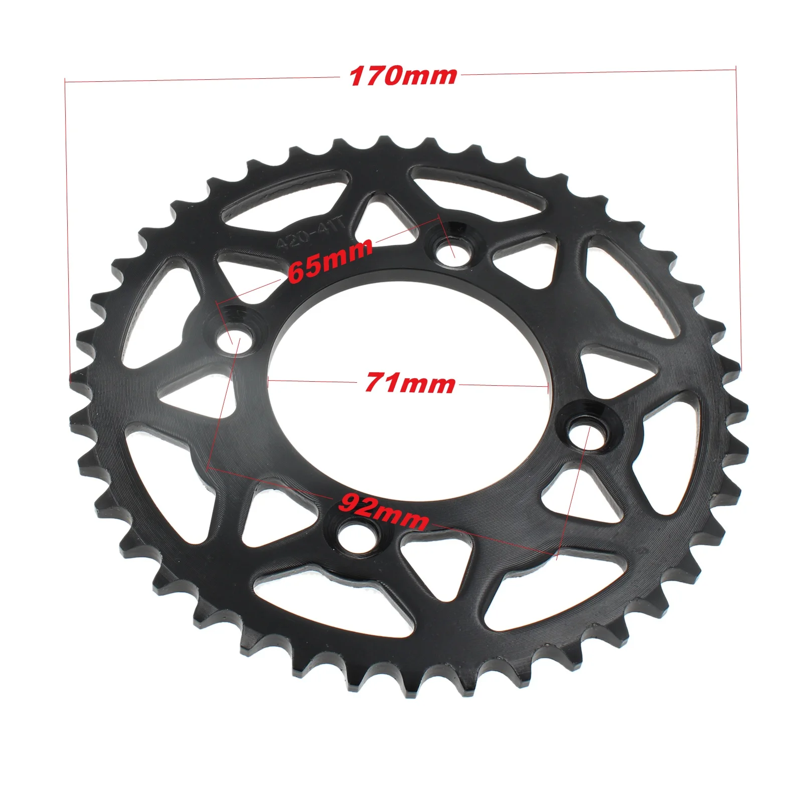 4 Holes 39/41Teeth  420 Chain Rear Back Sprocket Gear For Off Road Motorcycle Dirt Pocket Bike