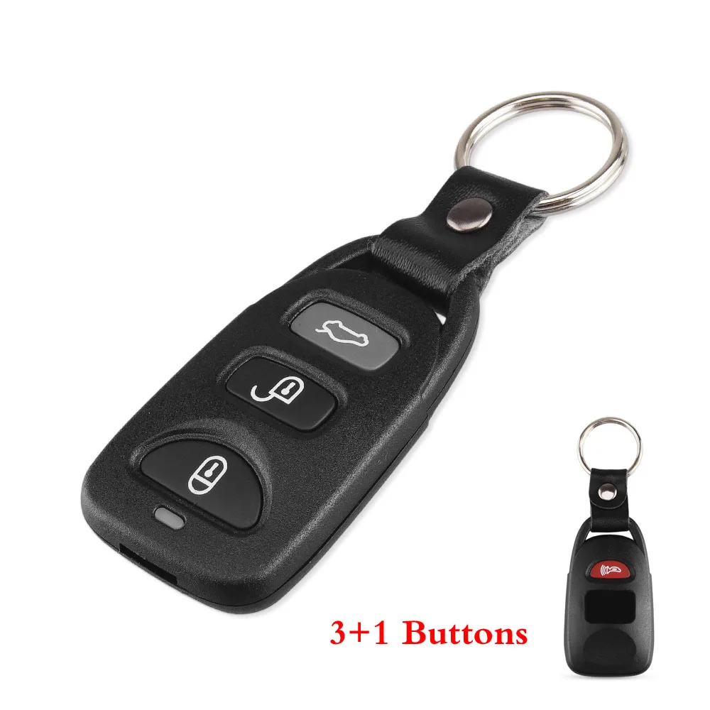 KEYYOU Remote Key Shell Case Fob For Hyundai  Sonata Santa For Kia Carens Replacement 2+1 2 3+1 Buttons 2+1 Button