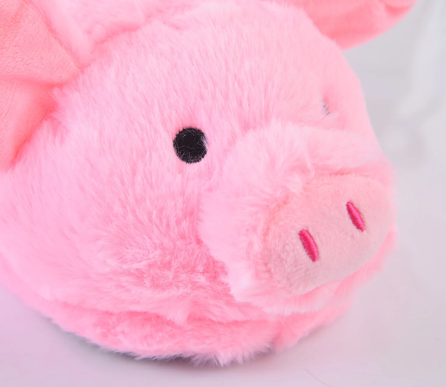 Winter Women Warm Indoor Slippers Ladies Fashion Shoes Cute Pink Pig Soft Short Furry Plush Home Floor Slipper