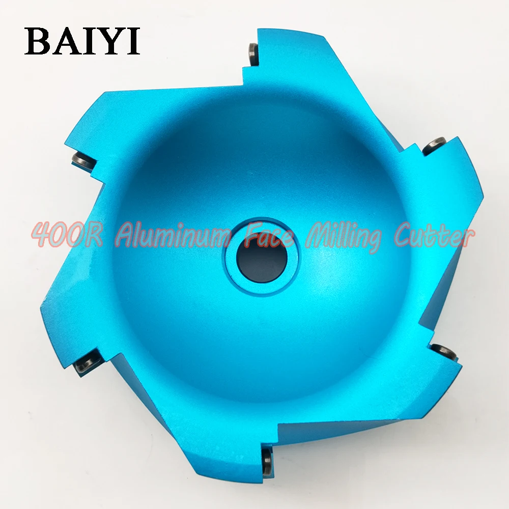1pc BAP 400R 100 22 6T Flute Aluminum alloy Face End Mill Flat Cutter AL-400R-100-22-6T face milling cutter for APMT1604 insert