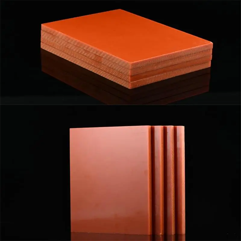 3/5/8/10mm Bakelite Sheet Bakelite Plate Board Electrostatic Prevention Insulated Panels for DIY 100x100mm 100x150mm 200x200mm