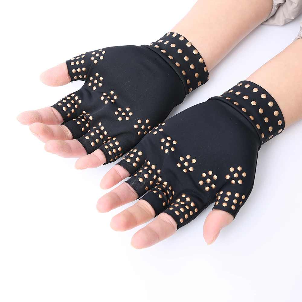 New 1 Pair Arthritis Therapy Relief Arthritis Pressure Pain Heal Joints Magnetic Therapy Support Hand Massager Health Care Tool