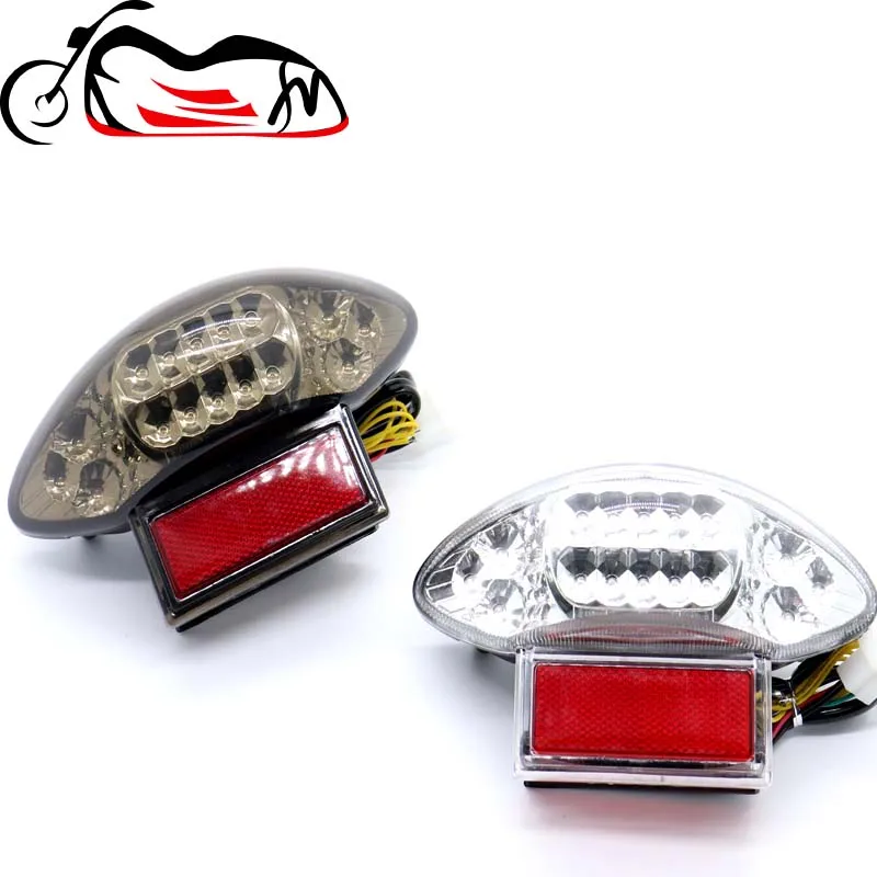 

For SUZUKI GSX1300R HAYABUSA 1999 2007 GSX 750 F 2006 1998 600F Integrated LED Tail Light Turn Signals Blinker GSX600F GSX750F