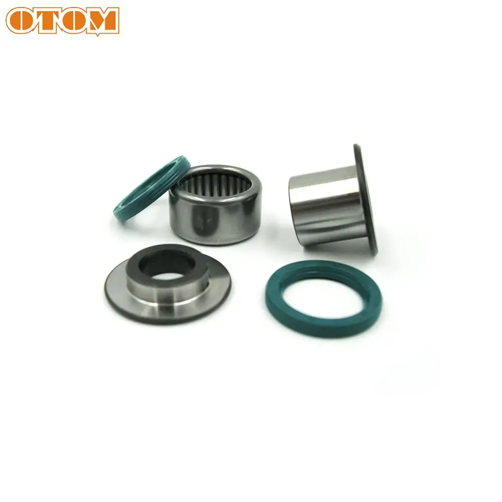 OTOM For KAWASAKI Rear Shock Lower Needle Roller Bearing Oil Seal Kit Fit KX250F KX450F KLX450R 920461151 420360022 920461192