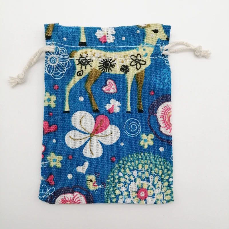 30 sacchetti di stoffa piccoli per riporre sacchetti di cotone, sacchetti regalo per feste, bomboniere per donne, espositori per forniture di gioielli natalizi fatti a mano