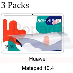 3 Packs soft PET screen protector for Huawei Matepad 10.4 protective tablet film