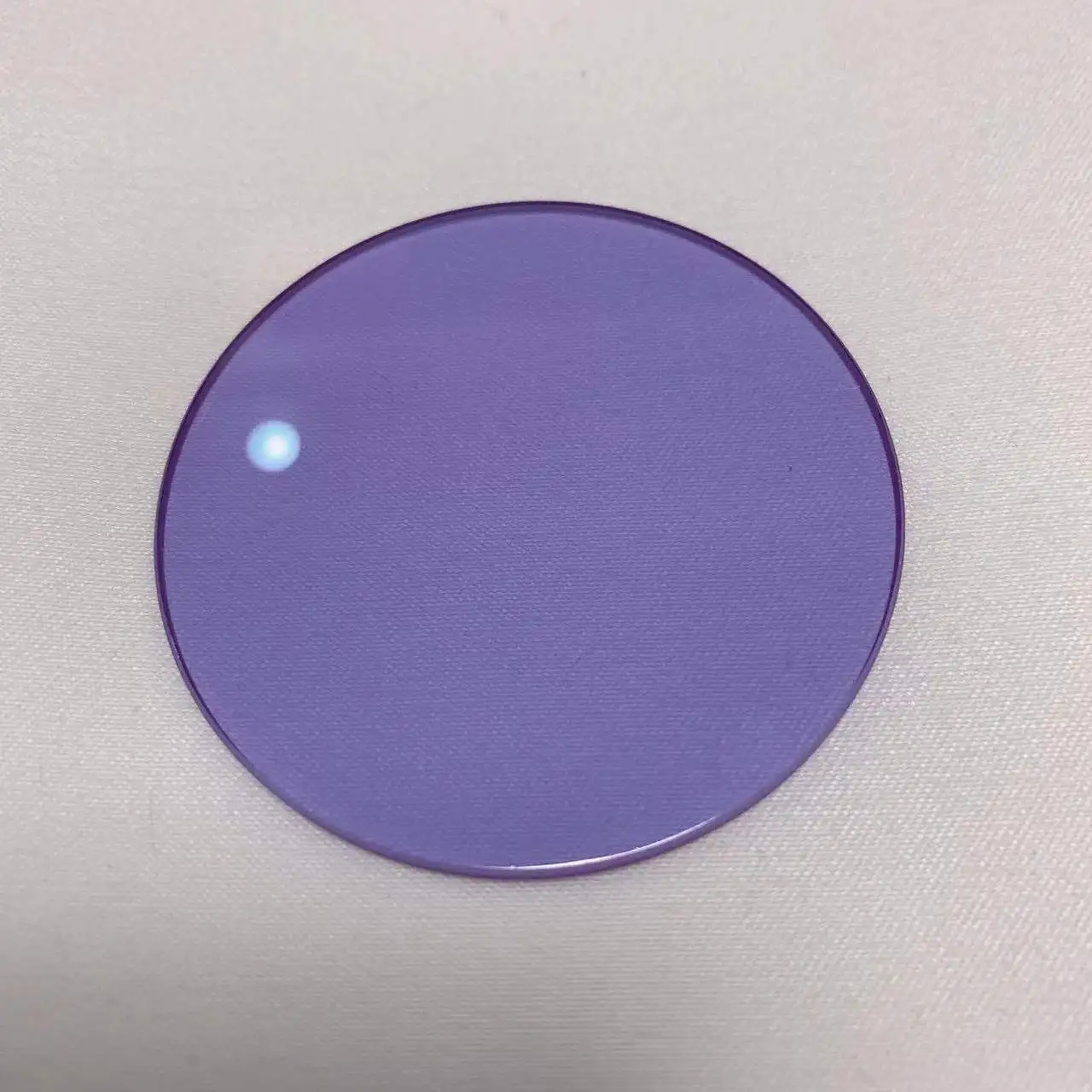 Round Shape Purple Light Filter Didymium Glass For Photography Type PNB586