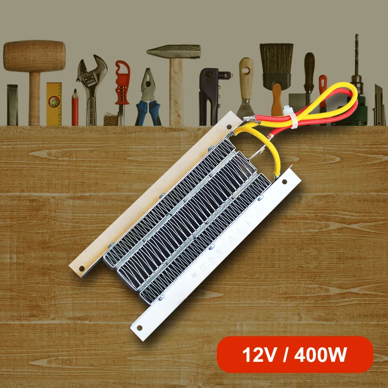 12V 400W PTC ceramic air heater conductive type constant temperature ceramic aluminum 150B2 150*68*18mm