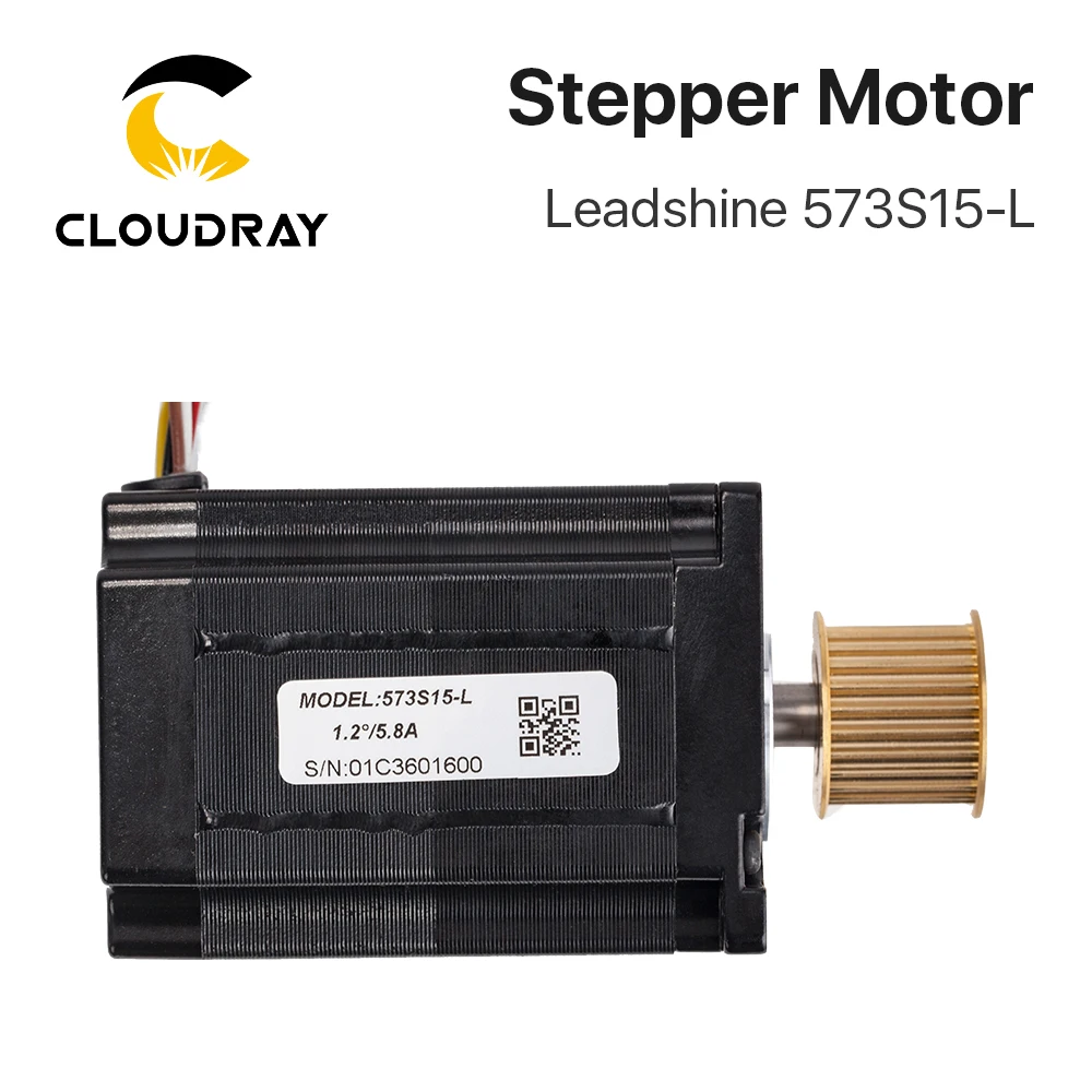 Leadshine Nema23 Stepper Motor 57mm 3 Phase 150Ncm 5A Stepper Motor with GEAR（573S15-L）6-lead for 3D printer CNC XYZ