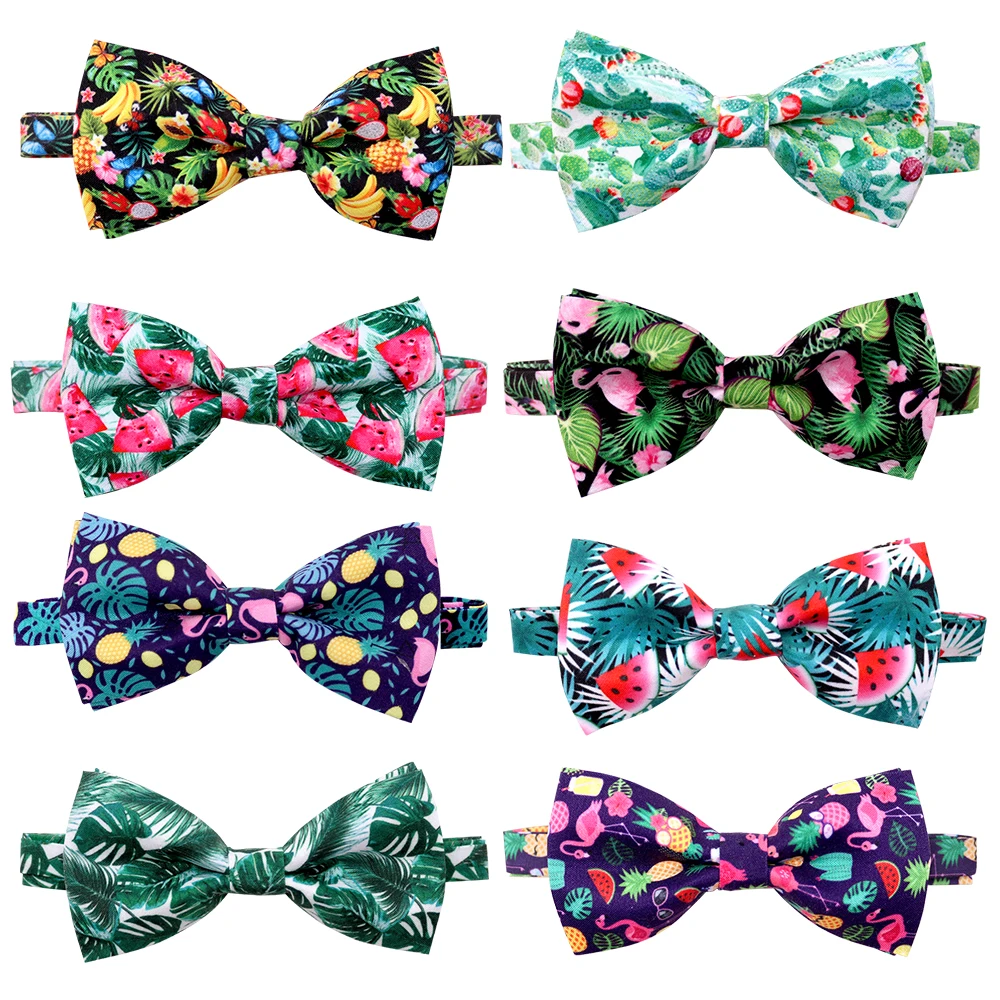 60pcs Summer Dog Bow Tie Fruit Style Pet Supplies Fashion Pet Dog Bowties Collar Pet Small Dog Cat Grooming Products Dog Shop