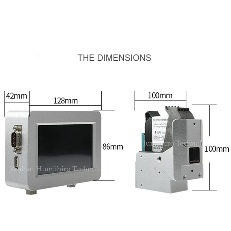 TIJ Online Thermal Inkjet Printer Film Aluminum Foil Bag Automatic Sealing Machine QR Barcode Date Inkjet Printer