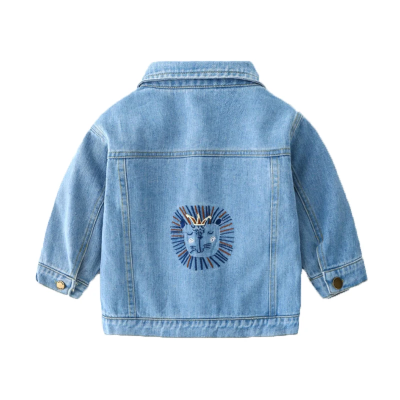 Kids Boys Denim Jackets Single-breasted Casual Baby Cardigan Tops Children Cowboy Outerwear Coats Spring Autumn Children Clothes