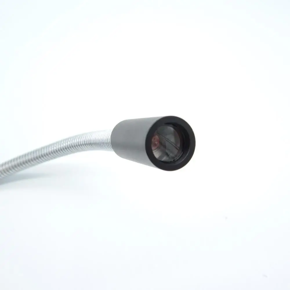 Microscopio trasporto libero Singolo A Collo di Cigno ottica in fibra di guida di luce