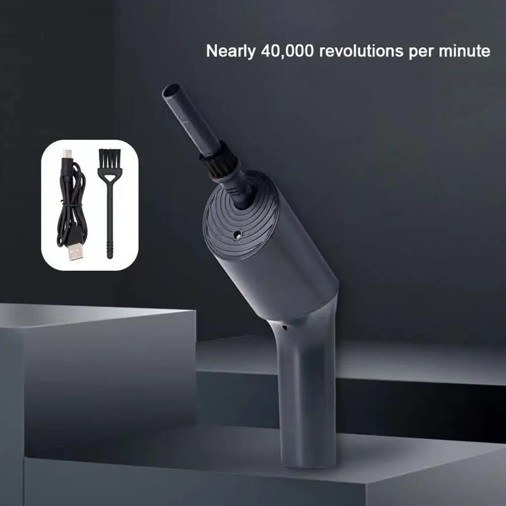 Spolverino elettrico a batteria ricaricabile di tipo C per spolverino elettrico per tastiera del Computer pulizia della fotocamera auto piccolo apparecchio