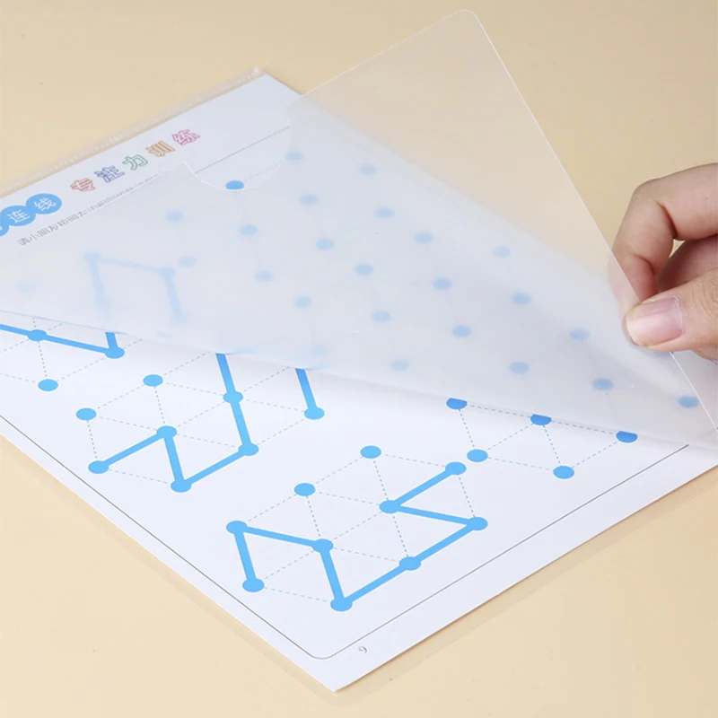 Kinder Aufmerksamkeit Visuelle Tracking Verbindung Durch Schreiben Hand-auge Koordination Control Stift Ausbildung Mathematik Spielzeug Pädagogisches Spielzeug