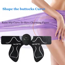 USB Rechargeable EMS Hip Trainer Buttocks Lifting Electric ABS Waist Abdominal Muscle Massage Stimulator Body Slimming Shaper