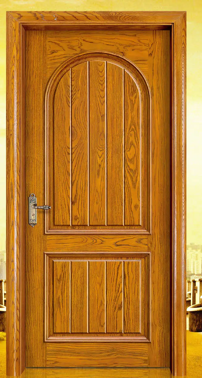 

Custom traditional doors solid oak wood doors contemporary single front door interior door available F-002