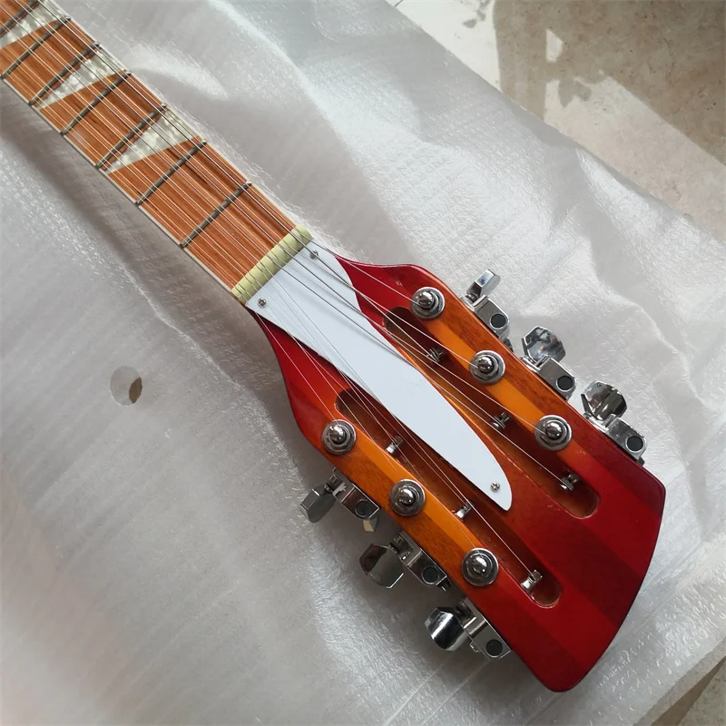 Rickenback-12-String Electric Guitar, Korean Accessories, Midair Center, R Bridge, Customizable Colors