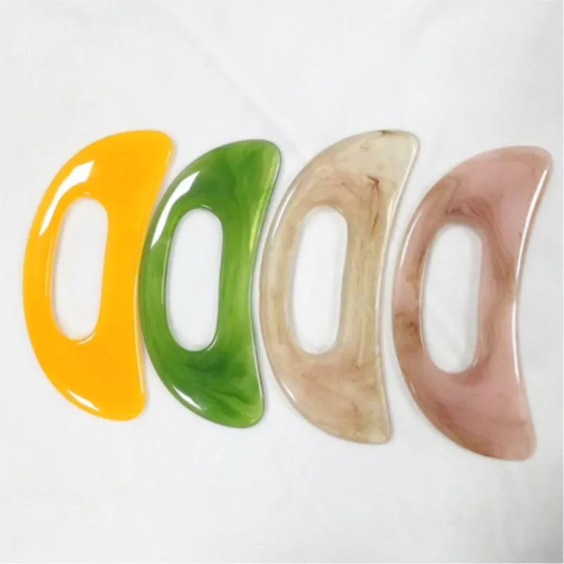 

1Pc Guasha Board Natural Stone/Synthetic Resin Tool Scrpy aping Board Massage Tool Guasha Massage Board Scraper Massage Thera