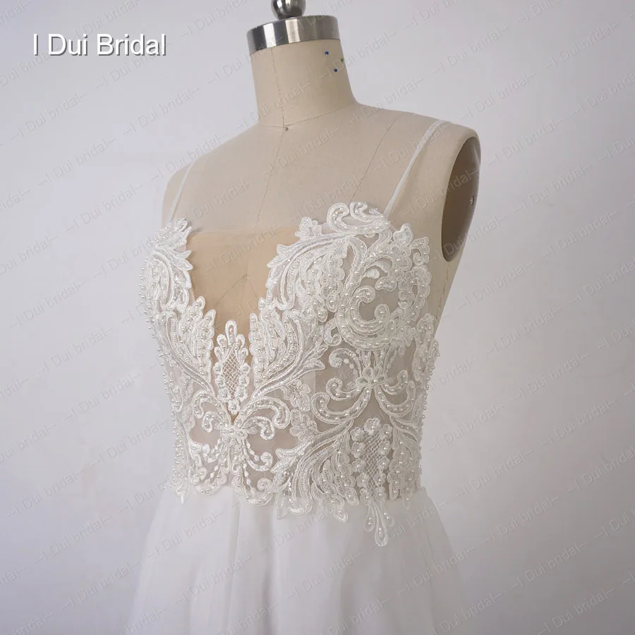 Robe de mariée Boho en dentelle, Tulle, robe trapèze, dos bas nu, robe de mariée, tenue de répétition