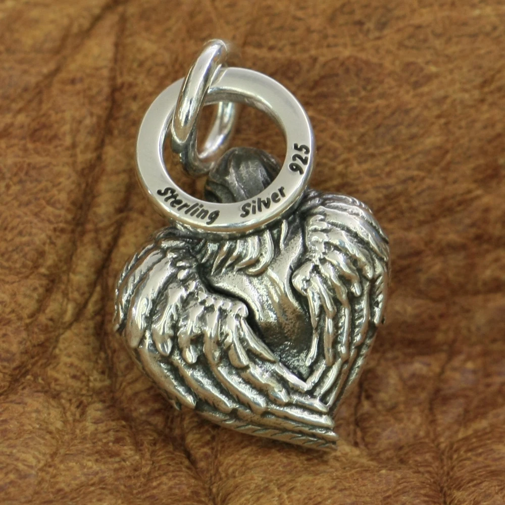 925 Sterling Silver Angel จี้ Charms Little Wing จี้ TA188 JP