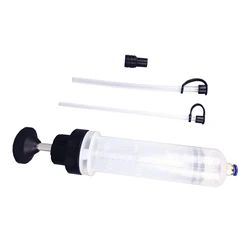 200CC Car Oil Extractor Fluid Extraction Bottle Filling Syringe Transfer Liquid Pump Oil Extractor Automotive Fluid Extractor