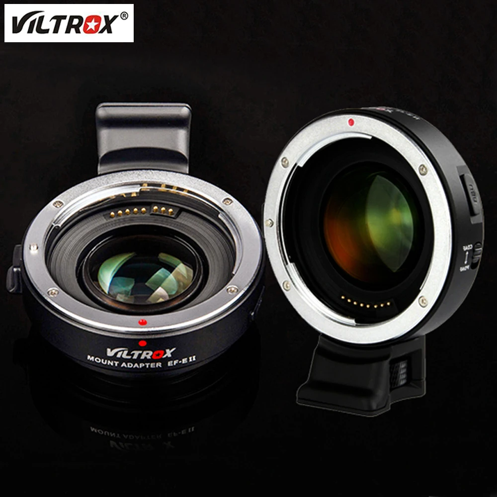 

Viltrox EF-E II AF Lens Adapter Auto Focus Reducer Speed Booster Mount for Canon EF Lens to Sony NEX A9 A7 A7S A7M II A7R III