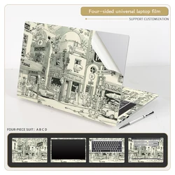 DIY Retro Cover Laptop Skins Sticker Notebook General  11