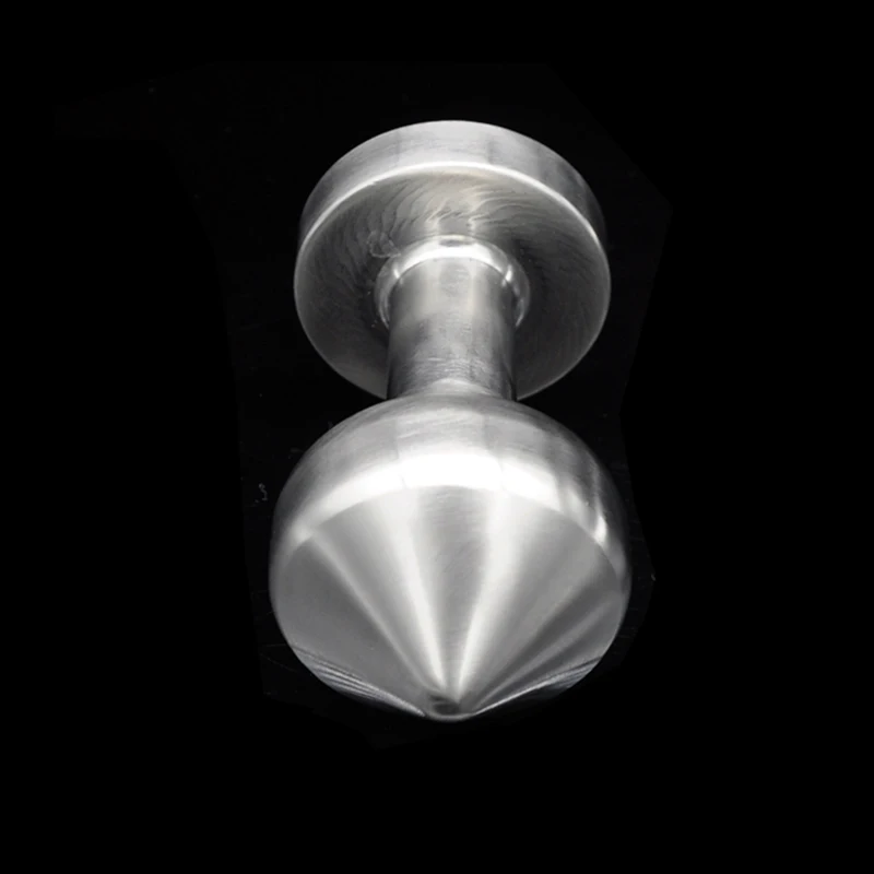 BLACKOUT650g Male & Female Metal Big Anal Plugs Solid Stainless steel Heavy Anus Bead Chastity Anal Sex Toys Adult Game A114