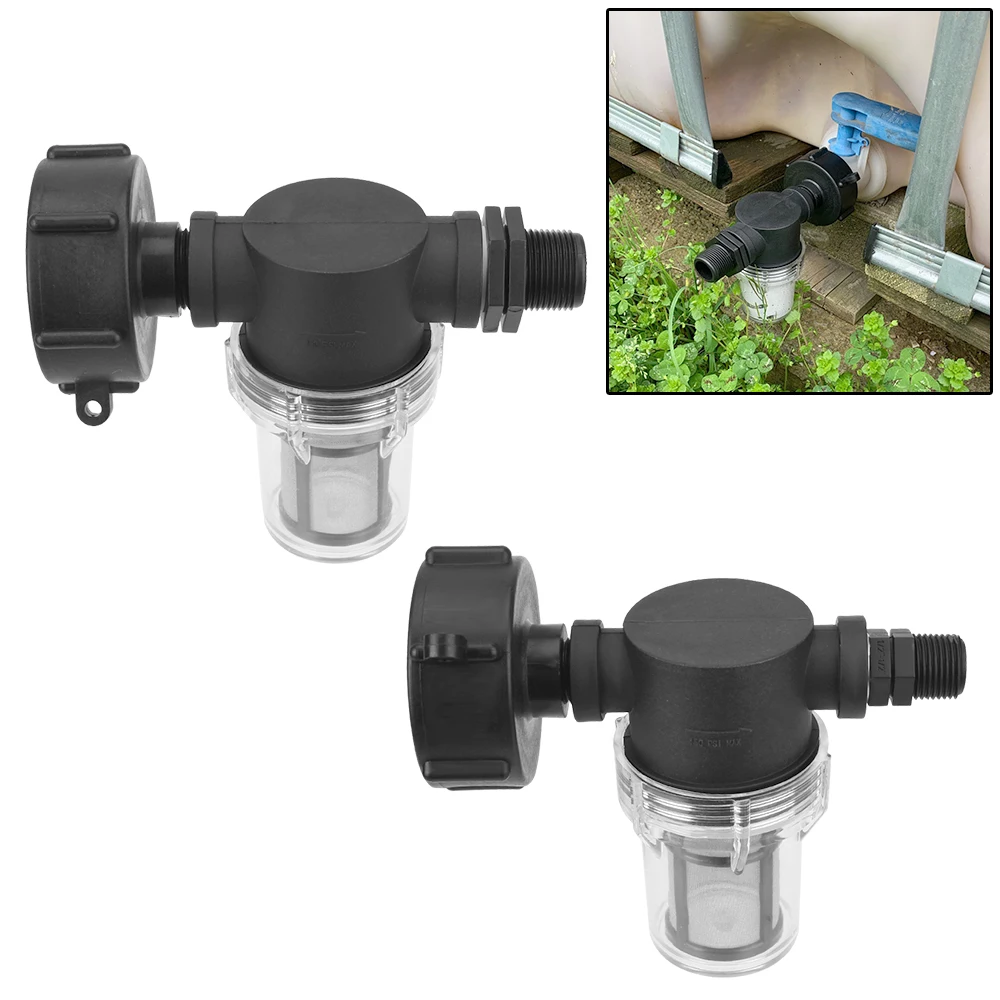 

IBC Ton Barrel Joint Non-toxic Connector Ton Barrel Filter Connector Garden Hose Adapter 4-6 Garden Water Ball Valve