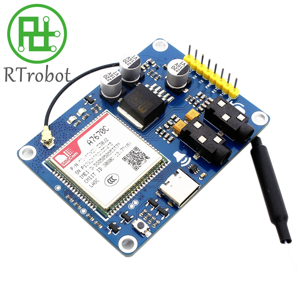 A7670C A7670E A7670SA 4G LTE cat 1 Module is Compatible With STM32, Raspberry pie, etc