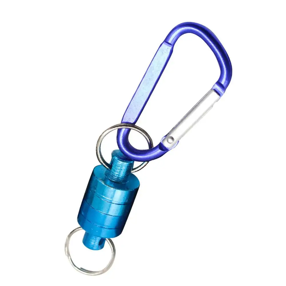 חזק 1Pc מגנט אבזם לטוס דיג מגנטי נטו מהיר שחרור שרוך קליפ לנד מחבר