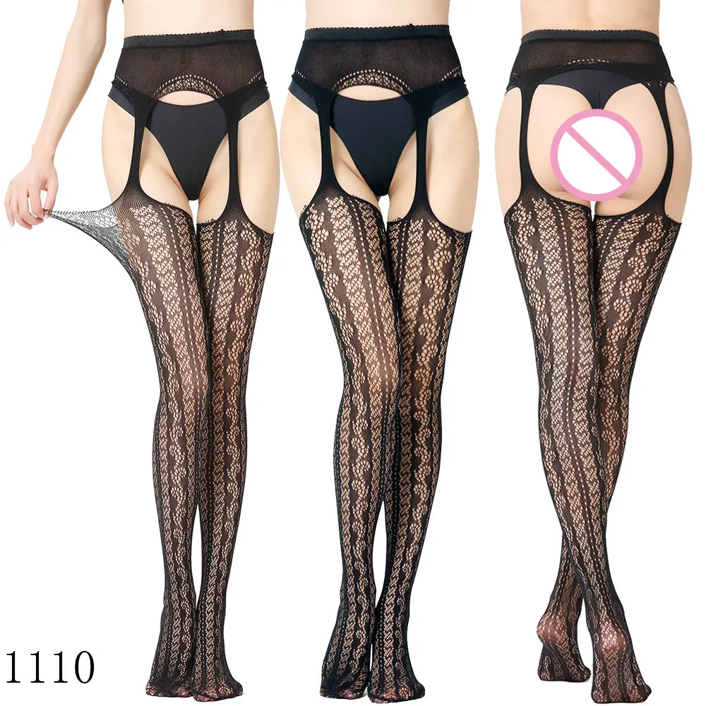 Hot Sale Stoking Wanita Seksi Lace Erotis Stocking Paha Tinggi Sabuk Atas Lutut Panjang Kaus Kaki Seks Pakaian Dalam Celana Ketat Pantyhose Bunga