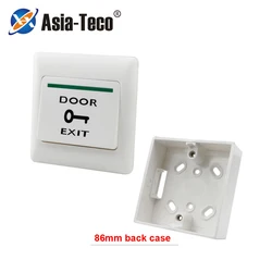 Door Exit Button Release Push Switch for Electronic Door Lock NO COM lock Sensor Switche access push with 86mm with back case