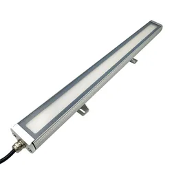 24W 28W 32W LED CNC Machine Tool Work Light Panel Lamp Tempered Frosted Glass Sliding Mounting DC24V AC100-250V Hot Sales