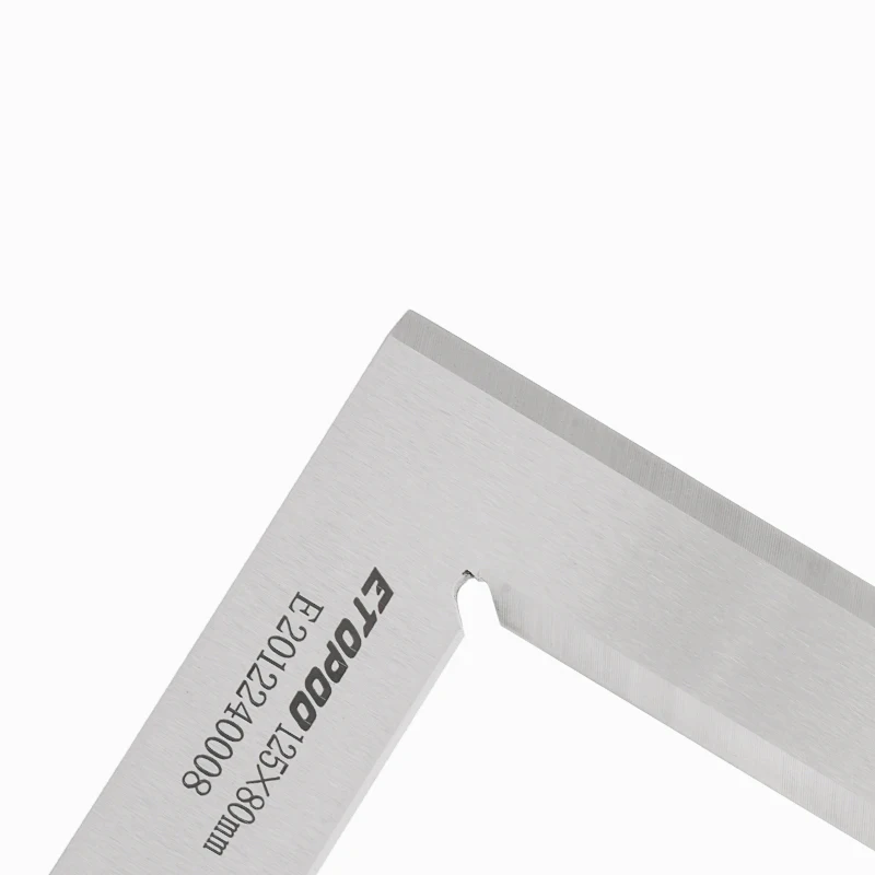 63x40 80x50 125x80  Precision Knife Edge Square Ruler 90 Degree Right Angle Ruler Engineer MeasuringTool