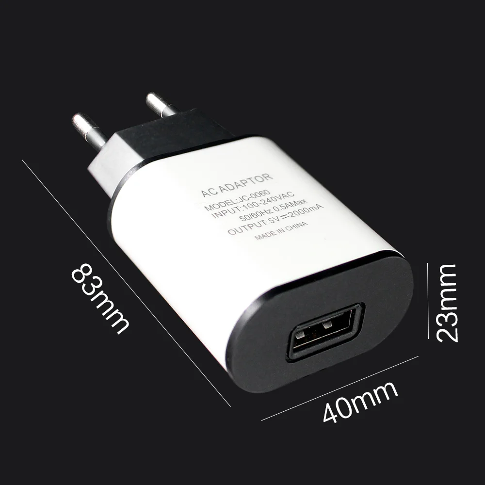 Ac dc 5 v 2a adaptador de alimentação fonte usb carregador adaptador de viagem para o telefone móvel 5 volts fonte de alimentação usb transformador