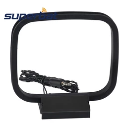 Superbat 75 ohm AM Loop Antenna 3.5mm Adapter AM MW LW Antenna for Bose Lifestyle Music or Media Center Models