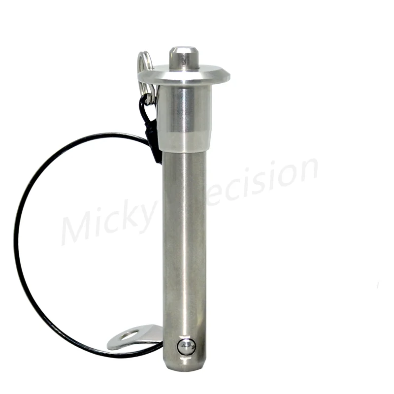 Stainless steel Quick release pin with lanyard Ball lock pins diameter 5/6/8/10/12/16/20/25, length 10-100mm