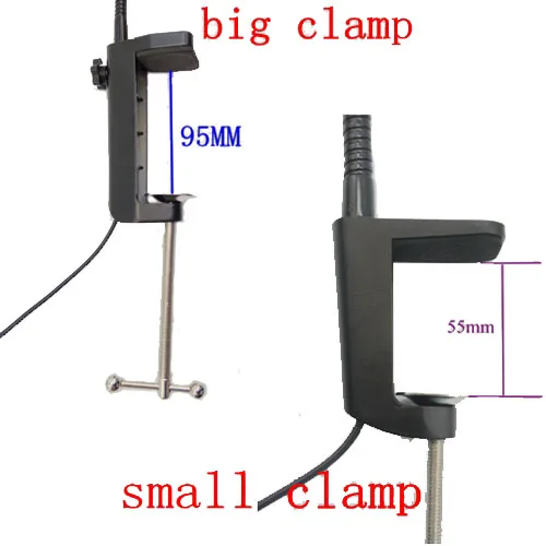 Imagem -05 - Led Gooseneck Lâmpada de Cabeceira Braçadeira 1w