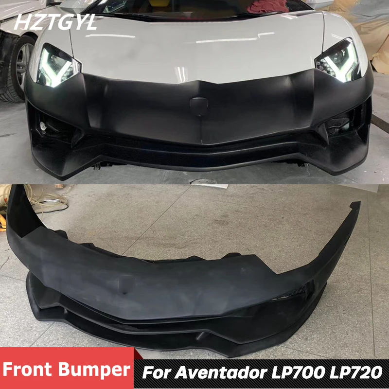 

Unpainted FRP Front Rear Bumper Car Body Kit For Lamborghini Aventador LP700 LP720 Change To LP740S