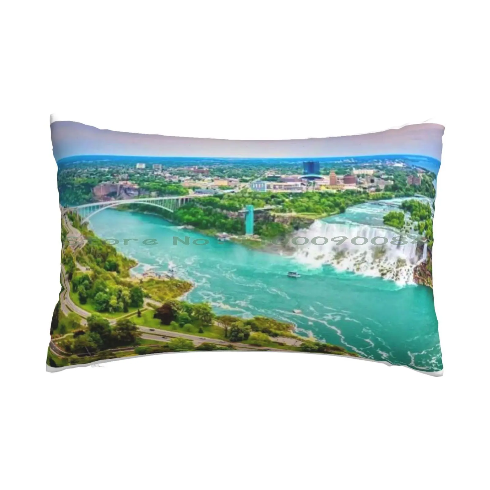 Niagara Falls – Usa & Canada Borders Pillow Case 20x30 50*75 Sofa Bedroom Amazigh Berber Algeria Tunisia Morocco African Kabyle