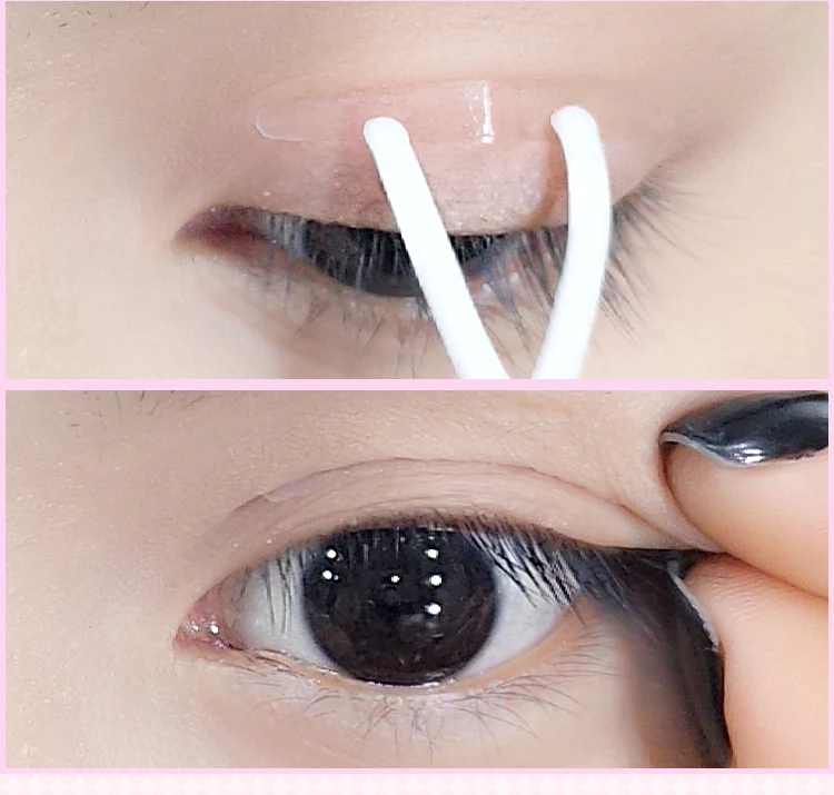 Double Eyelid Tape Invisible Stickers Double Eyelid Makeup Lace Transparent Self Adhesive Double Eye Tape Ladies Eye Makeup Tool