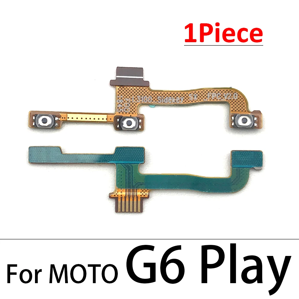 50Pcs, Volume Button Power Switch On Off Button Flex Cable For Motorola Moto G5 G6 G8 G7 G9 Plus Play Power Lite